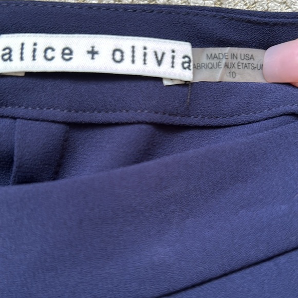 alice + olivia | Wide Split Leg Pants - Picture 6 of 8